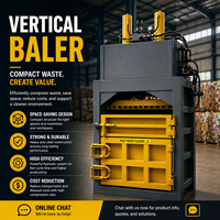 Presse à balles verticale hydraulique BRYDA 120T, haute résistance, forte force de compression, économie d'énergie, pour l'emballage des déchets industriels