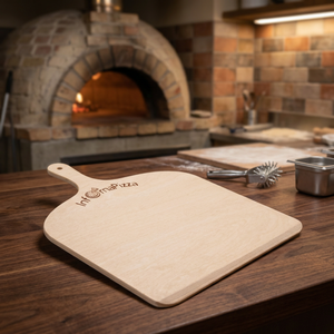 Planche à découper rectangulaire multicouche en bois DEMOLLI, ustensile de cuisine écologique, multi-usages, avec poignée personnalisable, fabriqué en Italie, vente en gros - Product Image 2
