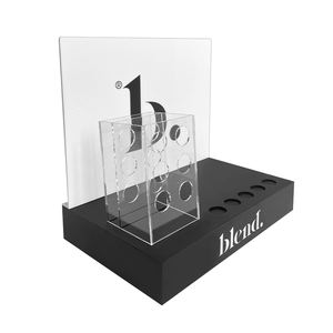 Expositor de Acrílico Personalizado Tinya de Diseño Moderno para Lápices Labiales y Brillos Labiales, Fácil de Montar, con Compartimentos, para Tiendas Minoristas de Belleza - Product Image 3