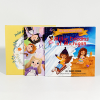Livre professionnel impression papier et carton personnalisés livre d'histoire pour enfants à couverture rigide Durable pour la lecture au coucher en famille