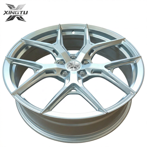 Jantes en alliage d'aluminium forgé sur mesure XINGTU 6061-T6, finition argentée usinée, rayons en Y, PCD 5x112 5x120 pour <span class=keywords><strong>BMW</strong></span> M3 M4 Audi RS6 RS7 - Product Image 2