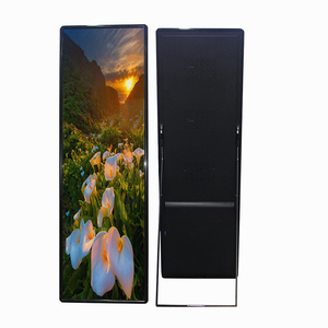 P2.5 480mm*1920mm Indoor Smart Panel Sign Stand Led Poster Video Banner Board Advertising Screen Led Digital Display Post