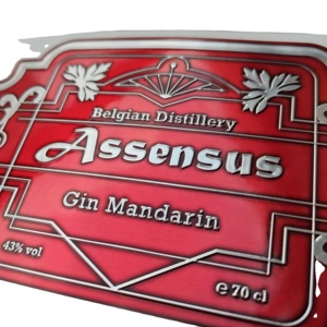 Impresión de personalización Vintage sin MOQ autoadhesivo pegatinas de Metal en relieve botella de Perfume de vino tinto etiquetas de aluminio impresas - Product Image 3
