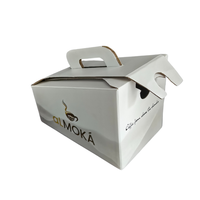Boîte à café réutilisable pratique avec sac en plastique pour emballage de liquides, idéale pour les plats à emporter, les pique-niques et les fêtes