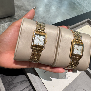 Montre à quartz analogique de luxe pour femme H Brand, boîtier en acier inoxydable, clous en moissanite, bracelet en silicone tendance, style glacé, en promotion - Product Image 2