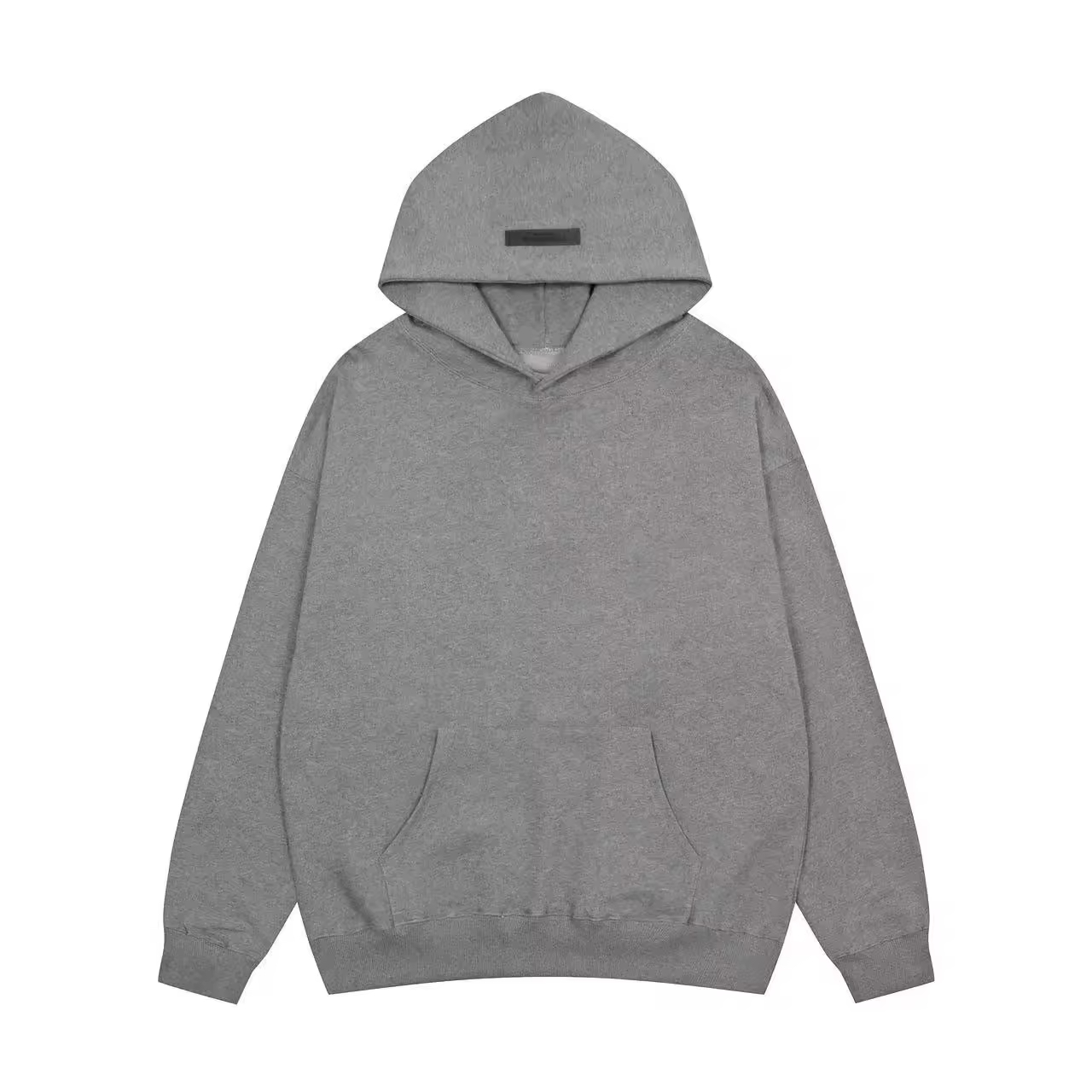 Sweat à capuche gris foncé