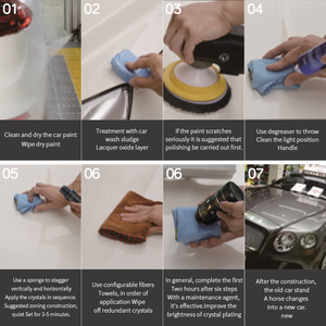 Rivestimento in vetro Nano per auto rivestimento in ceramica rivestimento in vetro <span class=keywords><strong>cristallo</strong></span> in ceramica idrofobo per la <span class=keywords><strong>carrozzeria</strong></span> - Product Image 4