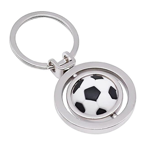 Llavero con Diseño de Balón 2026, Tema Deportivo Blanco y Negro, Anillo Metálico para Llaves, Regalo Coleccionable para Fanáticos, Recuerdo para Aficionados - Product Image 1