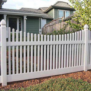 UV dayanıklı ve montajı kolay beyaz <span class=keywords><strong>Pvc</strong></span> vinil kazık çit beyaz vinil gizlilik çit panelleri plastik bahçe çitleri - Product Image 6