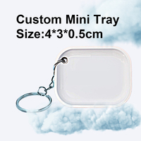 Plateau à tabac en métal de forme personnalisée, porte-clés cadeau, plateau à rouler personnalisé, mini plateau à rouler