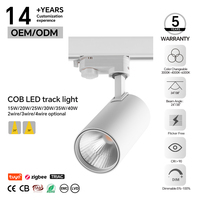 Lampu Sorot LED Komersial 35W 3325lm dengan Driver Terintegrasi, Kabel 2/3/4-Wire, Bersertifikasi CE LVD SAA untuk Lorong Supermarket