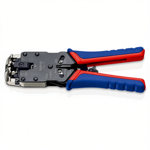 Pinza crimpadora de cables Knipex 97 51 12 para conectores modulares con función de pelado - Product Image 3