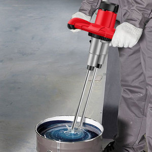 Malaxeur à ciment électrique portatif industriel de type S pour mortiers et peintures, malaxeur à peinture réglable - Product Image 6