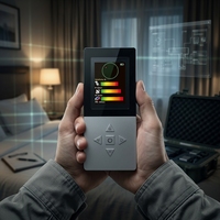 Détecteur de caméra cachée anti-espionnage DX88 Pro à détection thermique, détecteur de signal RF professionnel et balayeur de signaux pour hôtels