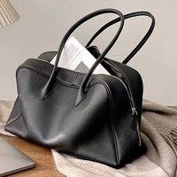 Sac fourre-tout en cuir véritable de haute qualité, personnalisé, vente en gros, grande capacité, sac à bandoulière, sac à main décontracté, polyvalent, de luxe, tendance