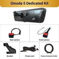 Caméra de tableau de bord pour Omoda 5 H8 Pro avec streaming, rétroviseur 2K 8,2 pouces, double objectif avant et arrière, vision nocturne, certifiée CE FCC, d'origine usine
