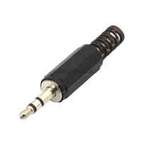 Connecteur Jack Mâle Stéréo 3,5 mm 3 Broches pour Écouteurs, Casques et Amplificateurs Audio - Catégorie de Produit : Connecteurs