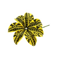 Tige de Cheveux Fleur en Mousse Frangipanier Hawaïen Tatouage, Meilleure Vente, La Plus Récente pour Décoration de Fête de Mariage