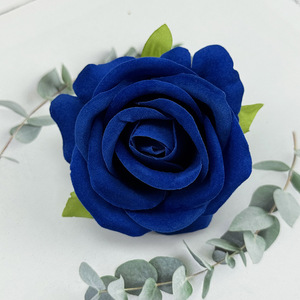 LO-777 Vente en gros de têtes de <span class=keywords><strong>roses</strong></span> artificielles en soie faites à la main pour mariage, Saint-Valentin, boîte à fleurs et décoration de gâteaux - Product Image 4