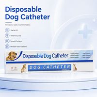 Cathéter urinaire vétérinaire stérile jetable de qualité médicale pour chien, EO, 1,0 mm, 1,3 mm, 1,6 mm, 2,0 mm, 500 mm