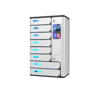 Y2Power UVC Premium, casier intelligent sécurisé à écran tactile à 8 compartiments, station de charge de téléphone avec 2 compartiments plus grands pour iPad