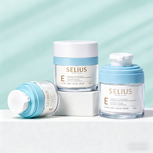 Envases Cosméticos con Bomba Airless Personalizados con Logotipo, 30g 50g, PS PP, para Crema Facial, Base BB, Suero Facial - Product Image 1