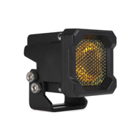 Projecteur LED jaune 20W de 2 pouces avec lentille de projection, taille ultra-compacte adaptée aux voitures, camions, VTT, UTV, motos
