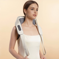 Beoka 2600hAm Masseur de cou portable sans fil à chaleur compressée avec chaleur Relaxation Shawl Massage Device Relaxation Massager