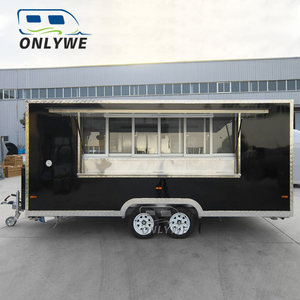 Chariot de restauration mobile commercial, kiosque à café et à restauration rapide, remorque, camion-restaurant entièrement équipé à vendre en Espagne - Product Image 1