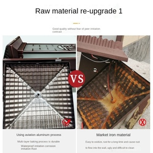 Contemporary Solar LED Aluminum PC Outdoor Wall <b>Motion</b> <b>Sensor</b> IP65 Waterproof for Balcony Hallway Courtyard Villa Gate Hotel - Product Image 6