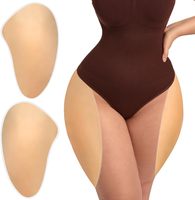 2 Pièces Coussinets de Hanche Auto-Adhésifs en Silicone pour Femmes, Épaissis et Réalistes, Rehausseurs et Remplisseurs de Fesses pour le Crossdressing