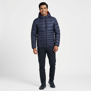 Veste matelassée en toile d'hiver pour hommes et femmes, mode, chaude, épaisse, isolée, respirante, séchage rapide, prix d'usine OEMODM, haute rue - Product Image 1