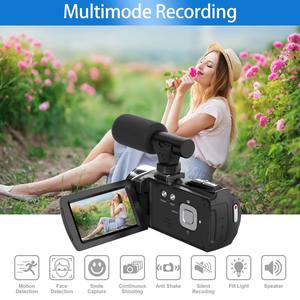 高品質18倍ズーム低価格360度会議48mp野生生物ビデオカメラカムコーダー4k48mpウルトラHD Youtube Vlog - Product Image 6