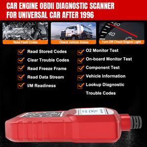 Fábrica <span class=keywords><strong>Konnwei</strong></span> KW309 OBDII escáner de diagnóstico lector de código de diagnóstico de motor de vehículo para todos los coches de protocolo <span class=keywords><strong>OBD2</strong></span> <span class=keywords><strong>1</strong></span> año de garantía - Product Image 5