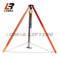 Trépied de levage télescopique à trois jambes Triangle trépied de levage de sauvetage de sécurité