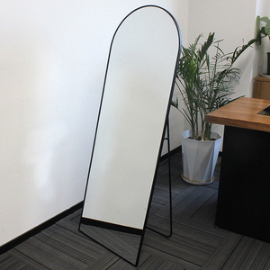 55X20 Arched Full Length <strong>Mirror</strong> Aluminum Full Body <strong>Mirror</strong> with Stand, Hanging or <strong>Leaning</strong> - Product Image 6