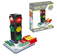 Kit de Circuitos de Semáforos, Juego de Experimentos Científicos Electrónicos DIY, Juguete Educativo STEM para Niños, Regalo