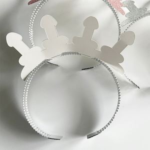 Bridal Shower Crown Funny Penis <b>Headband</b> Dick Hairband Bridesmaid Gift Decor Bachelorette Hen Party Favor Party Accessories - Product Image 5