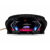Speedometer LCD YB 12.3 Inch Baru untuk BMW E60 E70 E71 2003-2014, Panel Instrumen Digital Pintar, Sistem Upgrade Plug and Play