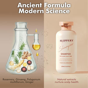 Champú Personalizado OEM con Biotina y Romero para Cabello Fino, Fortalece las Raíces con Jengibre y Cafeína - Product Image 4