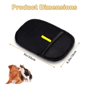 ถุงมือพลาสติกสำหรับกำจัดขนแมวและสุนัขสัตว์เลี้ยงดีไซน์เรียบง่ายเสื่อโซฟาใช้สะดวกทำความสะอาด - Product Image 3