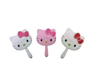 Lujo brillante Rhinestone Hello KT espejo Bling diamante maquillaje espejo encantadora princesa cosmética melodía espejo Hello <span class=keywords><strong>Kitty</strong></span> - Product Image 3