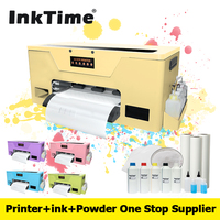 Impresora Plana DTF Directa de 30 cm F1080 XP600 con Cabezal A3 Espon, Máquina de Impresión por Transferencia de Tinta para Camisetas y Textiles