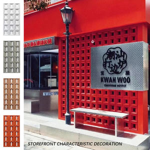 Nuovo pannello di parete decorativo fori cavi 3D in poliuretano fungo esterno in finta pelle artificiale grande tavola leggera <span class=keywords><strong>pietra</strong></span> PU - Product Image 6