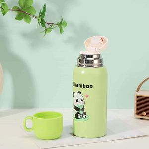 316 Stainless Steel Insulated Water Bottle Pop-Up Lid Portable Thermal Bottle <b>Large</b> Capacity Food Grade Travel Mug - Product Image 6