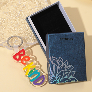 Growins <span class=keywords><strong>Fancy</strong></span> Keytag <span class=keywords><strong>Acrylic</strong></span> hình chữ nhật <span class=keywords><strong>Fancy</strong></span> Keytag biểu tượng tùy chỉnh khắc nhựa Keychain - Product Image 4