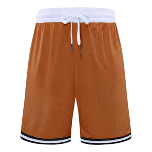 Men's <b>Mint</b> Green Mesh Basketball Shorts With Drawstring Waist And Side Pockets Regular Fit Summer Breathable Sportwear - Product Image 2
