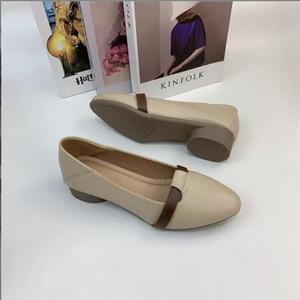 Zapatos planos cómodos para mujer, <span class=keywords><strong>mocasines</strong></span> transpirables de primavera y verano con punta de estilo Formal de <span class=keywords><strong>Color</strong></span> sólido puntiagudo - Product Image 3