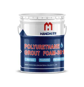 Water Polyurethaan Grout Breeuwen Crack Injectie Pu Grouting Chemische Soorten Grouting