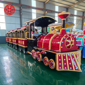 Train électrique sans rail populaire pour enfants, à monnayeur, pour parcs d'attractions et aires <span class=keywords><strong>de</strong></span> jeux extérieures, à vendre - Product Image 5